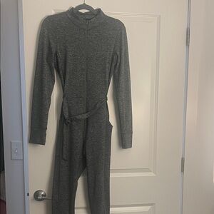 Elegant Charcoal Jumpsuit